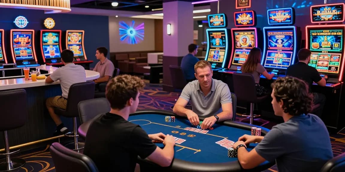 Exciting gaming environment showcasing players enjoying credit card casinos at https://aisa.org.uk with vibrant decor and dynamic activities.
