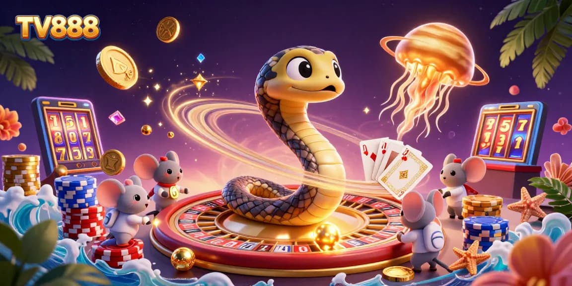 Engage in the cosmic casino where TV888 features thrilling bets and immersive gaming elements.