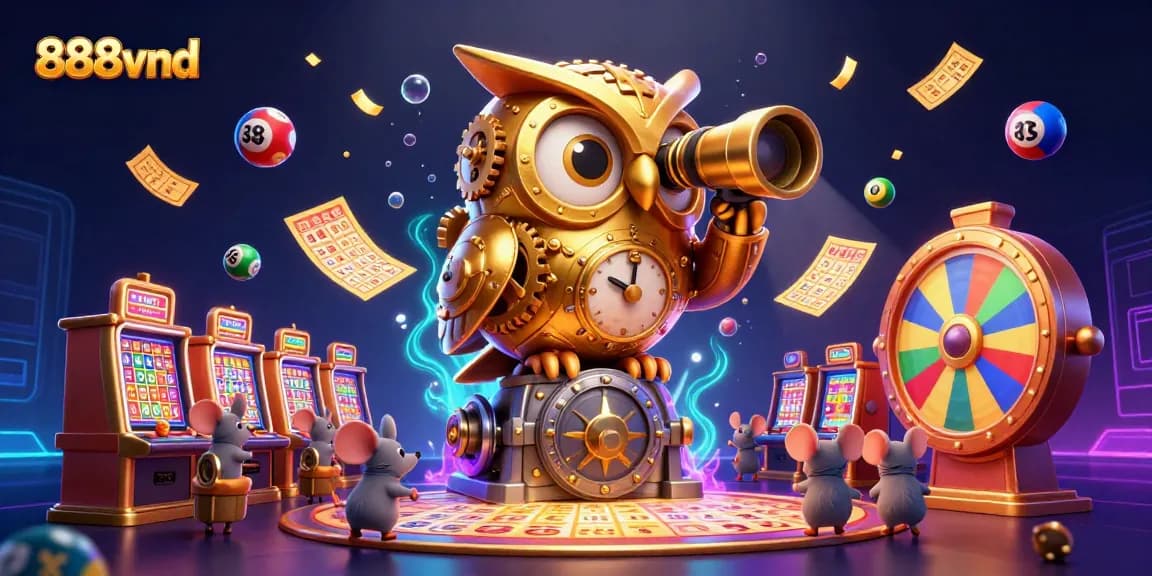 Experience thrilling games at 888vnd with colorful elements and a vibrant casino atmosphere.