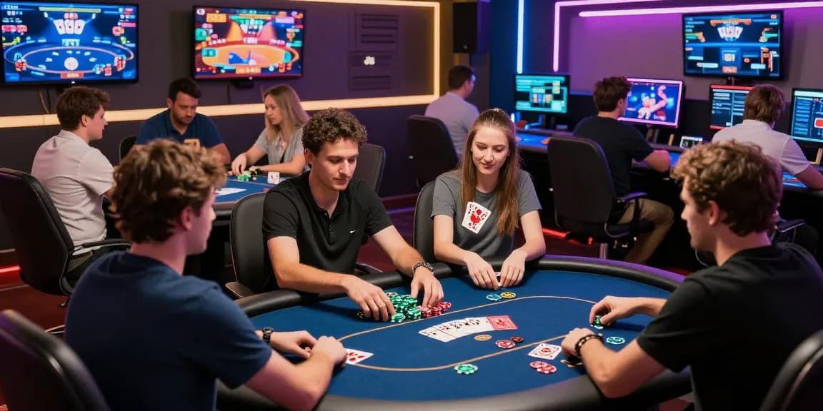 Exciting online poker gaming with players engaged in matches, Poker Idn Terpercaya