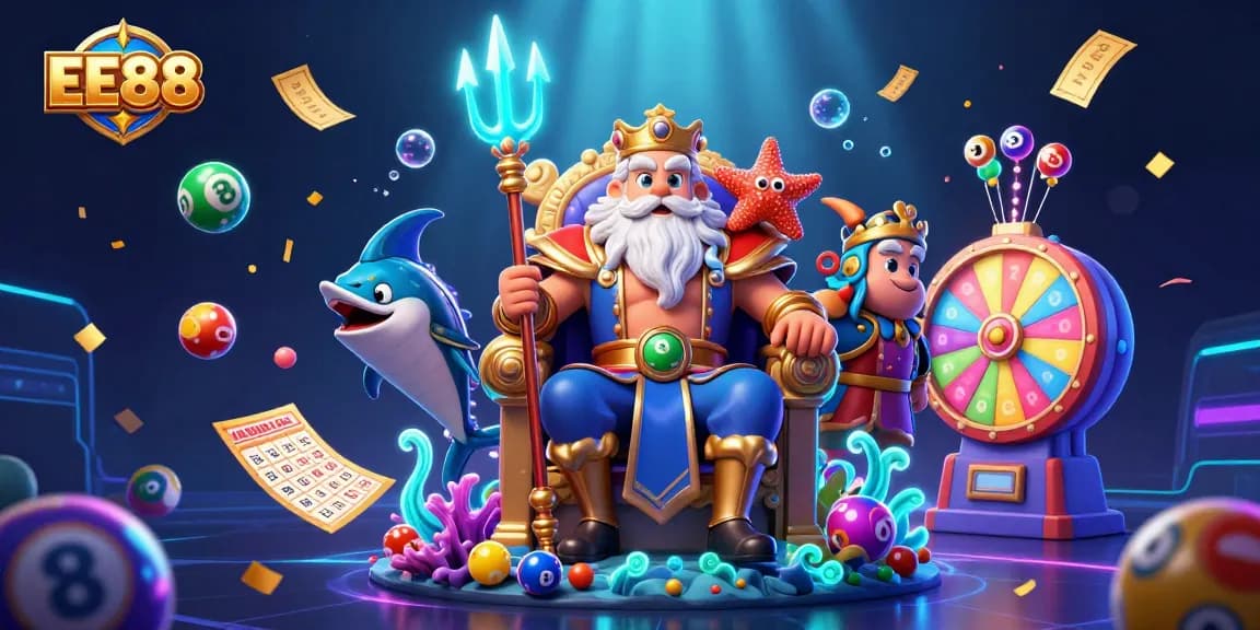 EE88 invites players to enjoy a vibrant underwater casino filled with lottery excitement and dynamic gaming elements.