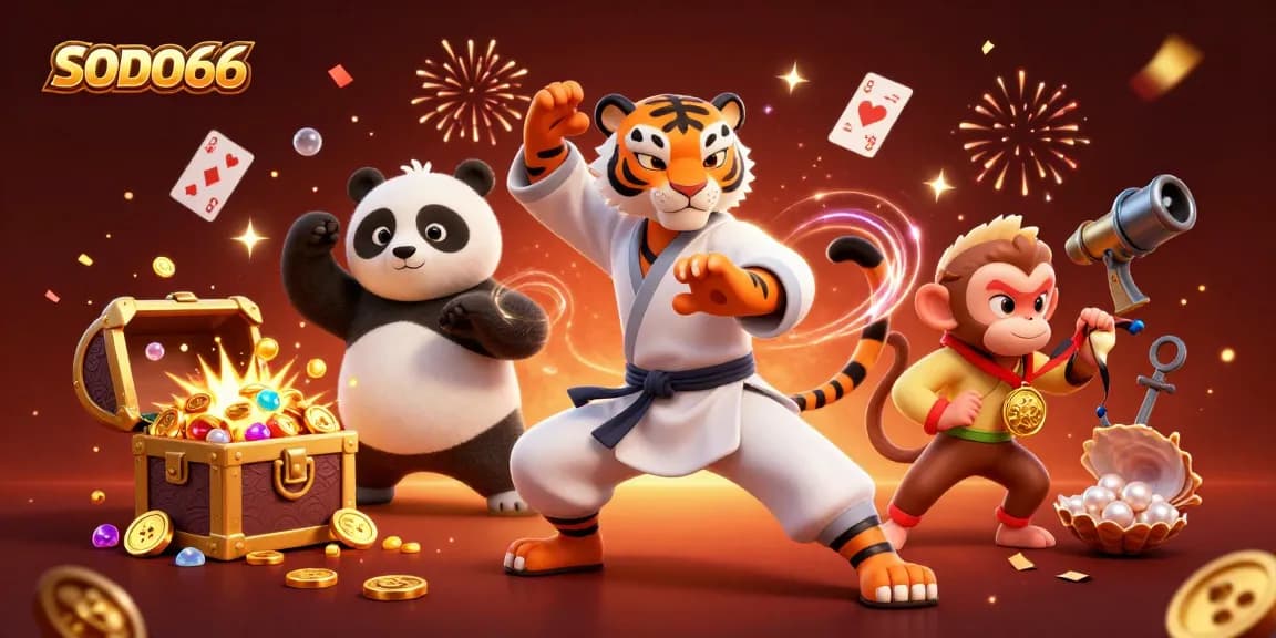 Engage with thrilling SODO66 casino adventures featuring vibrant characters and exciting games.