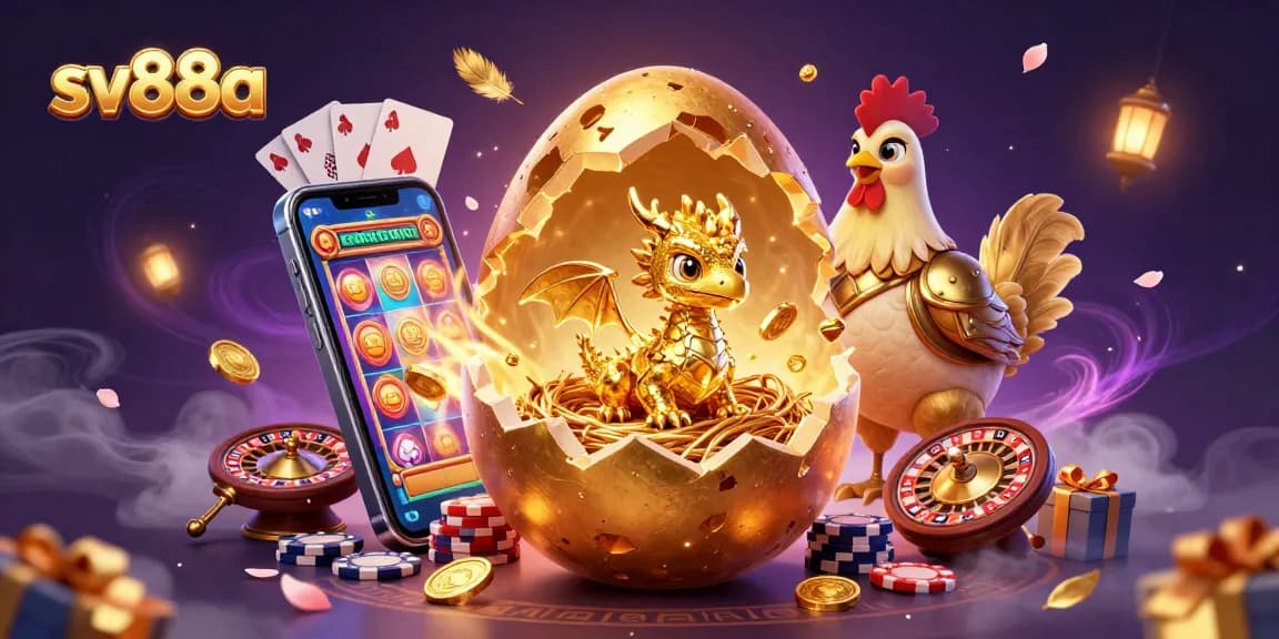 Spin to win at sv88a with exciting games and golden rewards in a dynamic casino scene.