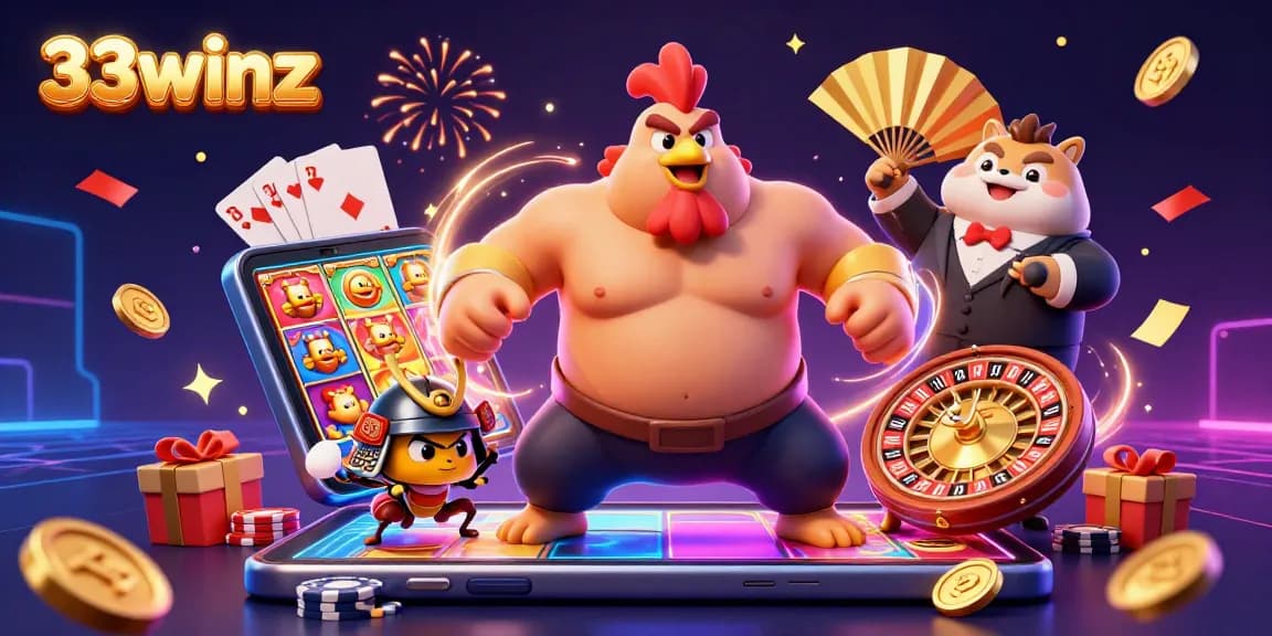 Experience the excitement of 33winz with vivid games, powerful characters, and winning moments.