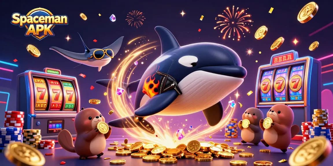 Mainkan Spaceman APK dan menangkan jackpot dalam permainan slot bertema luar angkasa di aplikasi.