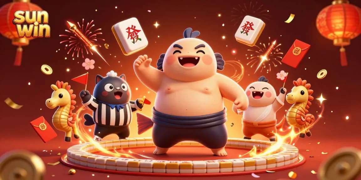 Engage in thrilling gameplay at sun win with a vibrant, festive underwater casino scene featuring interactive characters.