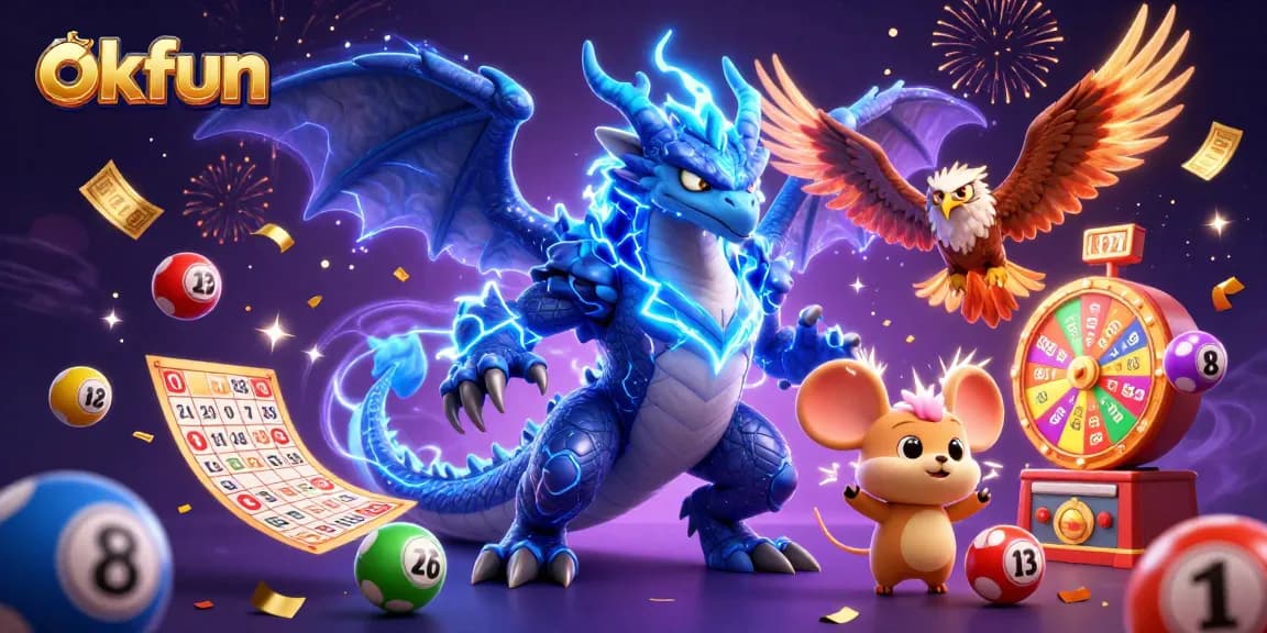 Engage in thrilling gambling with okfun featuring vibrant lottery elements and dynamic characters.