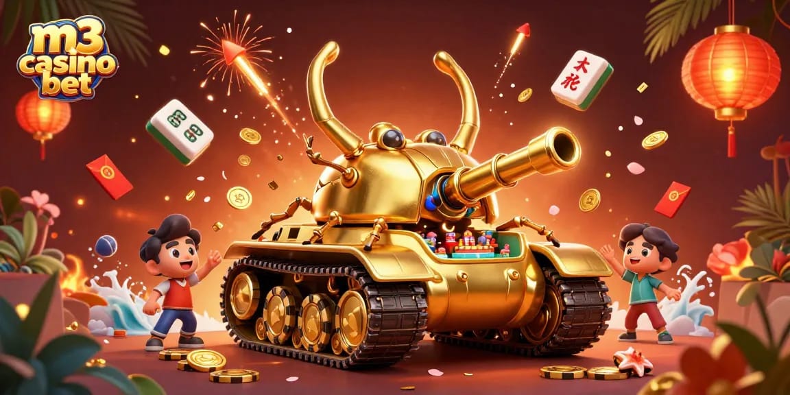 Play thrilling games at m3 casino bet with an exciting 3D casino scene packed with fun elements.