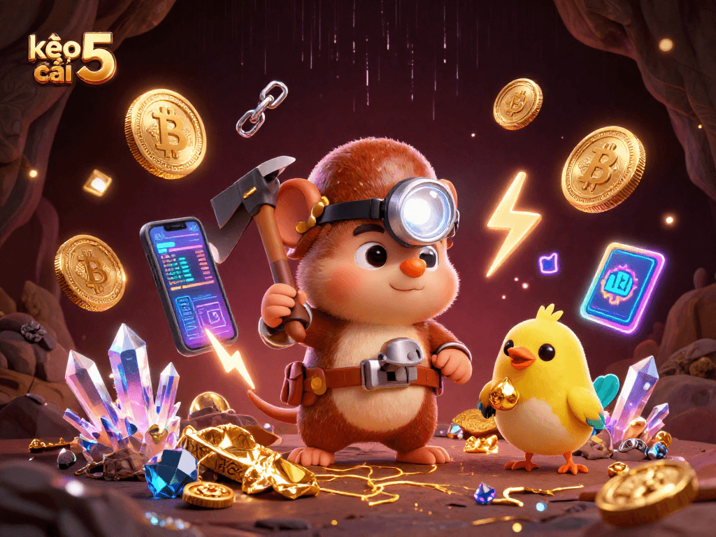 Engage with exciting kèo nhà cái 5 highlights in a rich, dynamic 3D treasure hunting scene.