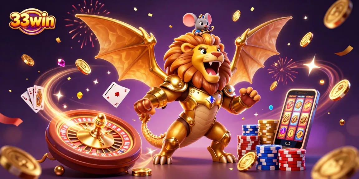 Experience thrilling betting at 33win with a dramatic chimera and dynamic casino elements.