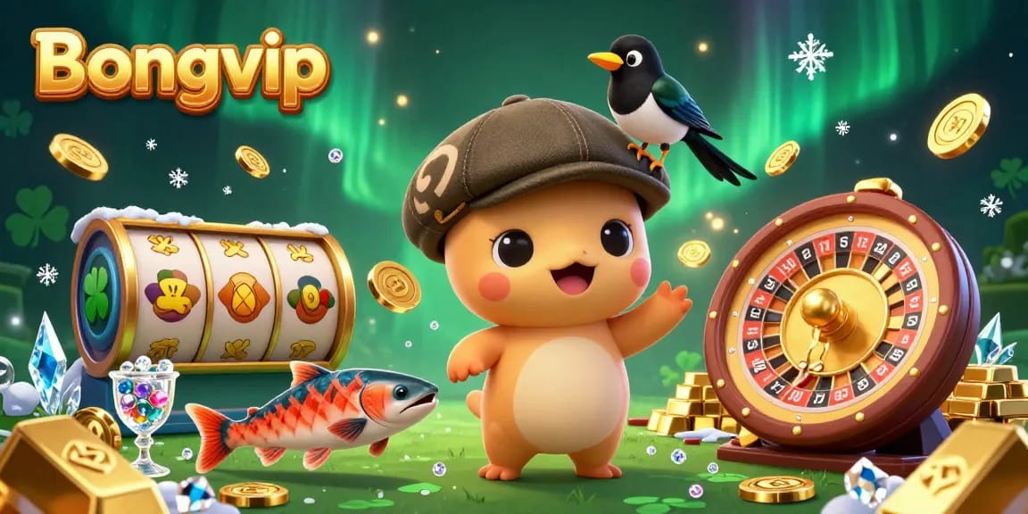 Bongvip offers dazzling slot reels and enchanting treasures in a vibrant casino scene.