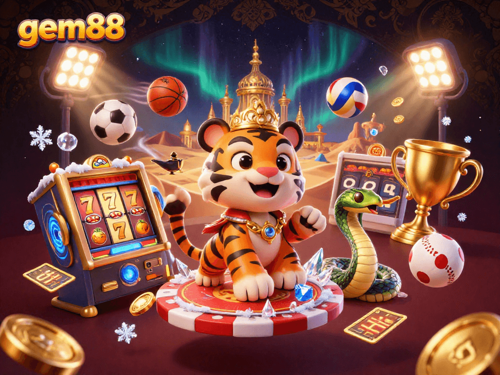 Win big with gem88 in this vibrant online casino adventure featuring dynamic slot machines.