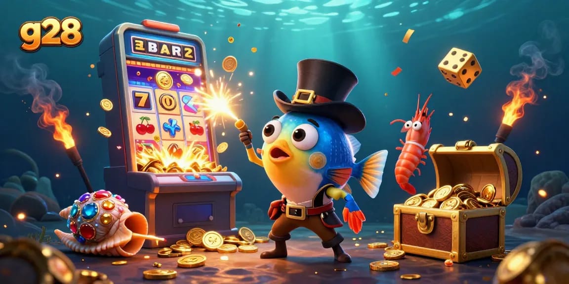 Experience the thrill of g28 with a vibrant underwater casino adventure featuring treasures and excitement