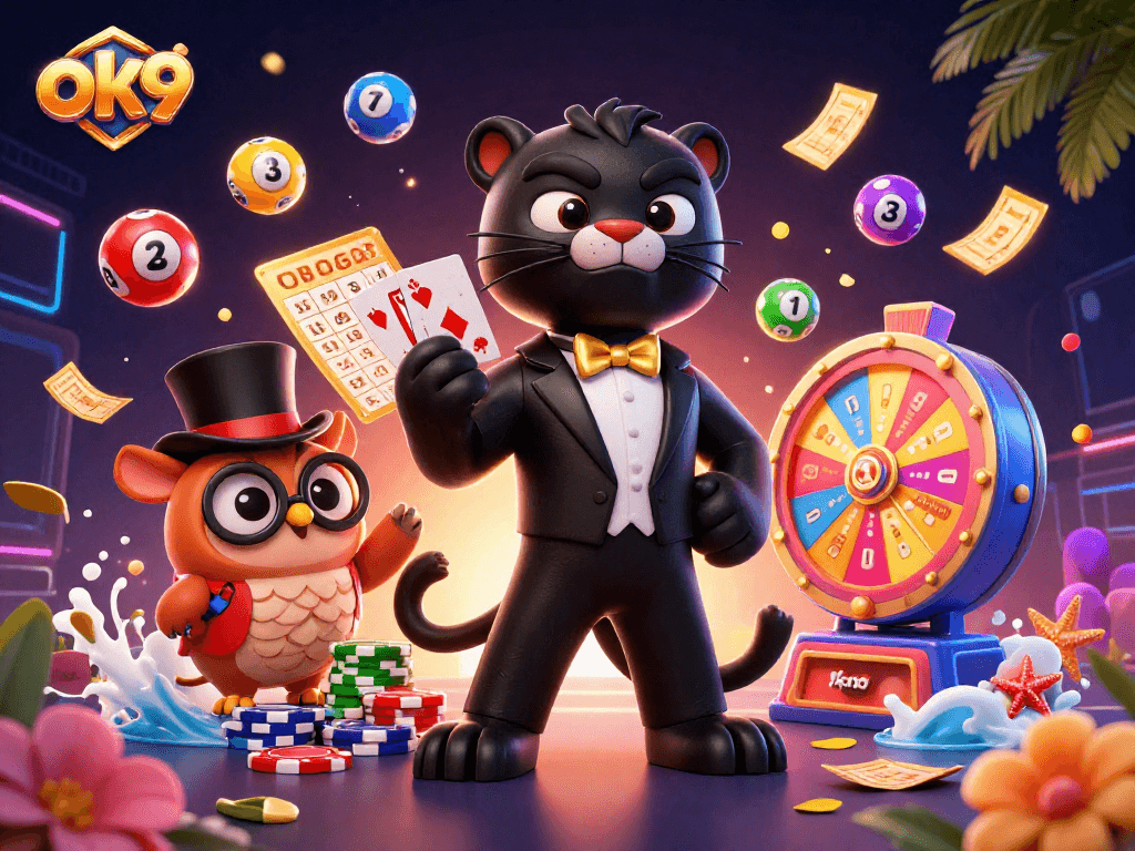 Experience exciting gameplay at ok9 with elegant characters and vibrant casino elements.