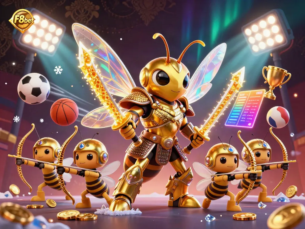 Engage with thrilling betting strategies at F8bet while enjoying the vibrant gaming scene illustrated.
