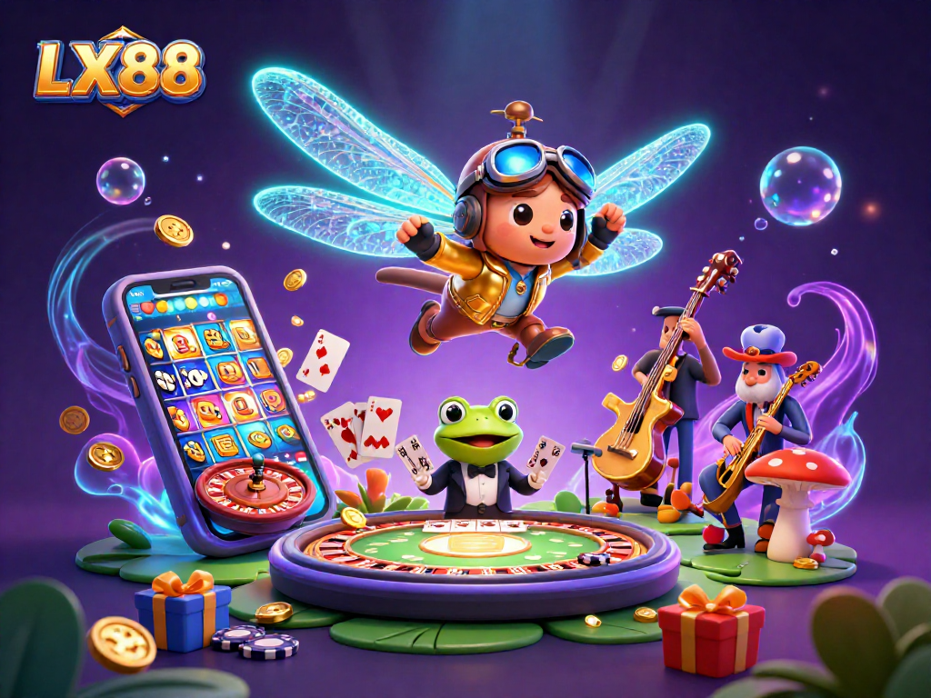 Experience thrilling gameplay at LX88 with vibrant casino features and engaging characters.