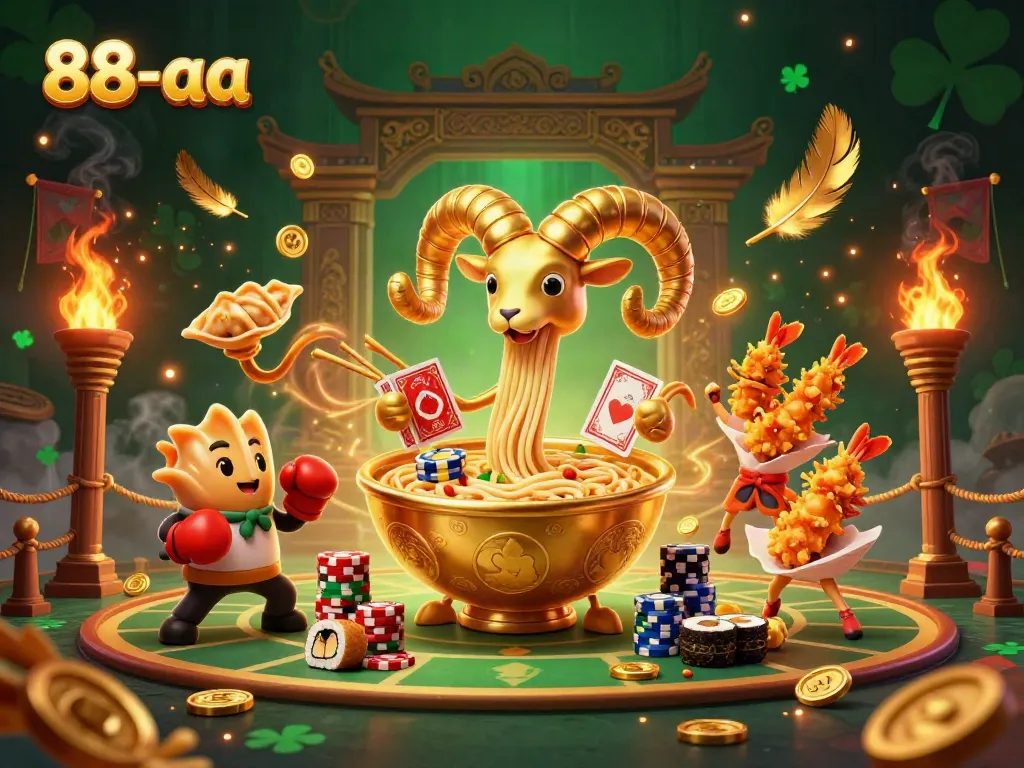 Engage with thrilling gameplay as characters come alive in the vibrant 88-aa casino scene.