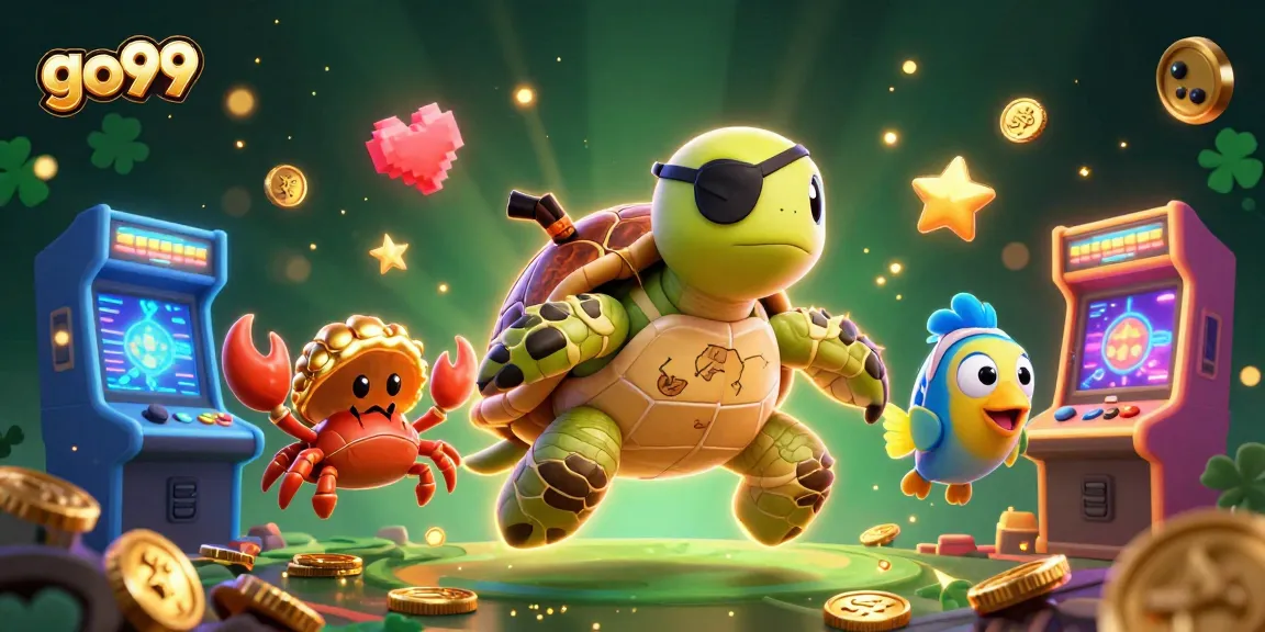 Experience exciting gaming adventures with go99 at this vibrant digital casino illustration.