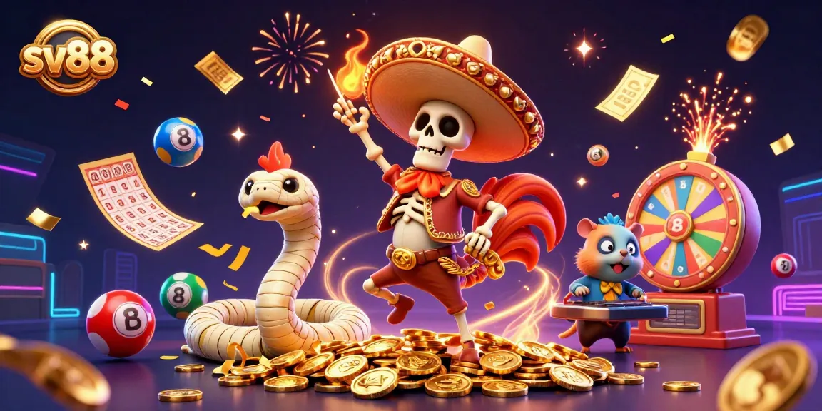 Experience the excitement of sv88 betting with a vibrant victory dance scene featuring engaging characters.