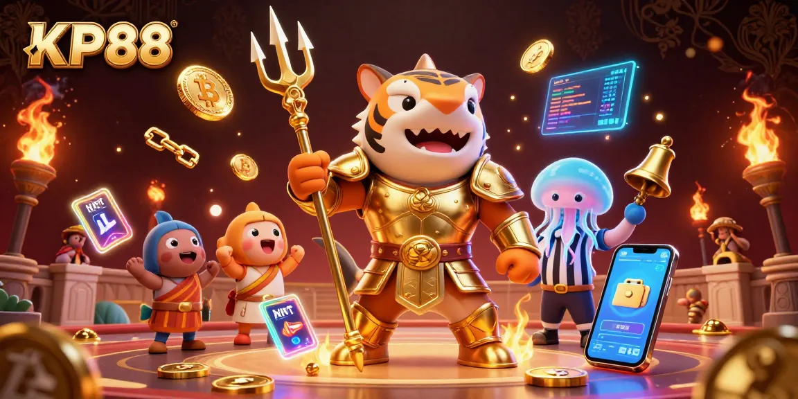 Engage in thrilling adventures at KP88 with 3D games featuring a fierce tiger shark.