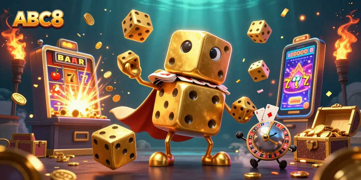 Experience ABC8's thrilling gaming world with exploding jackpots and dynamic characters.