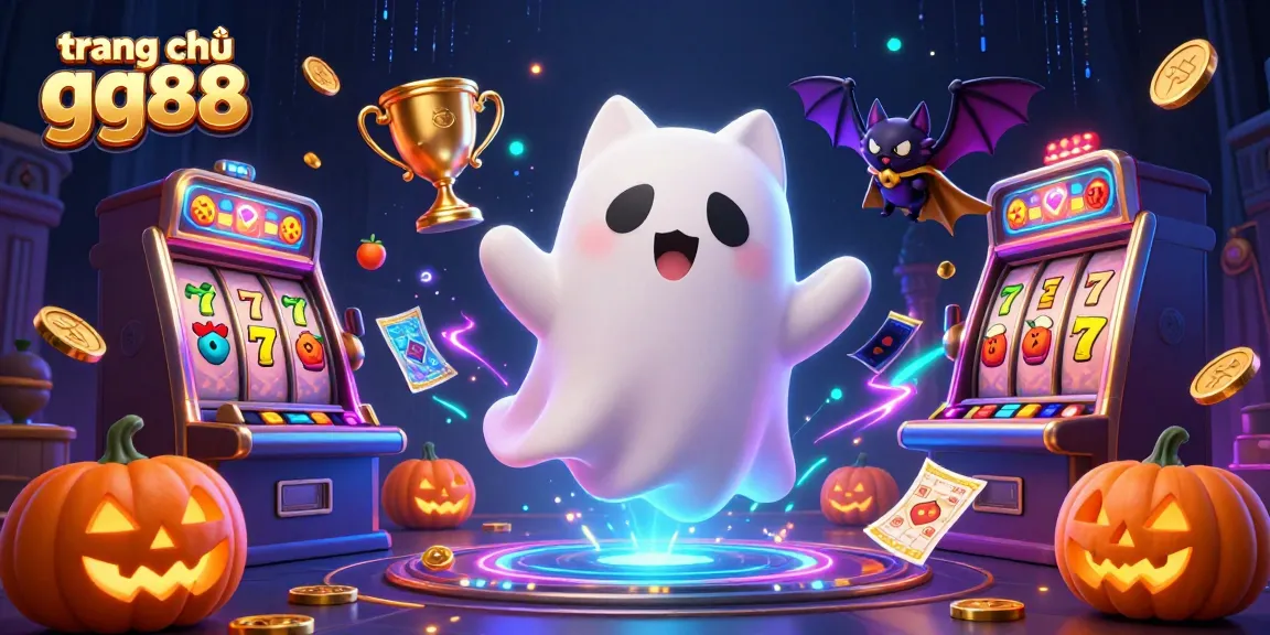 Experience thrilling gaming action with the enchanting trang chủ gg88 ghost cat and vampire bat duo!