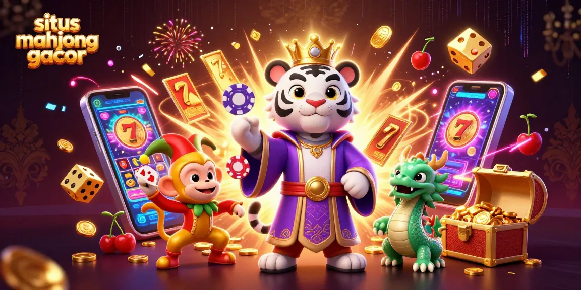 Experience winning strategies at situs mahjong gacor with unique characters and vibrant casino elements.