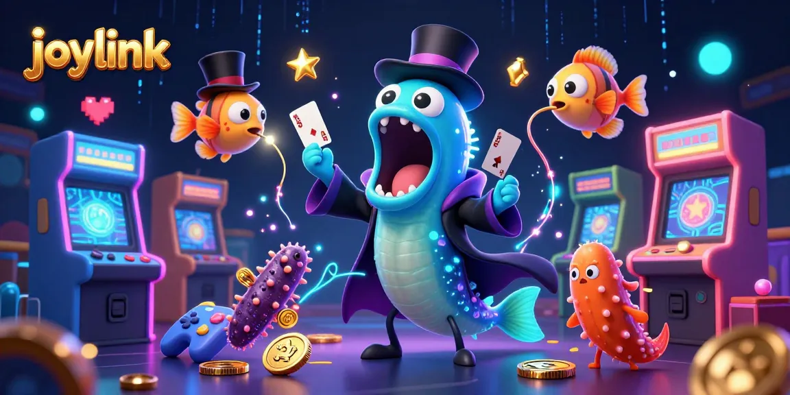 Engage with joylink's unique card tricks in an electric underwater casino adventure.