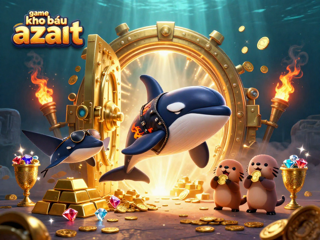 Engage with game kho báu aztec as playful sea creatures uncover treasure in a lively underwater adventure.