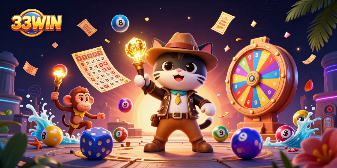 Join the adventure with 33WIN as gamers uncover the secrets of casino artifacts, illuminated by golden prizes.