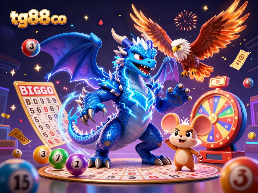 Play exciting games at tg88 co with thrilling characters, vibrant lottery elements, and magical effects.