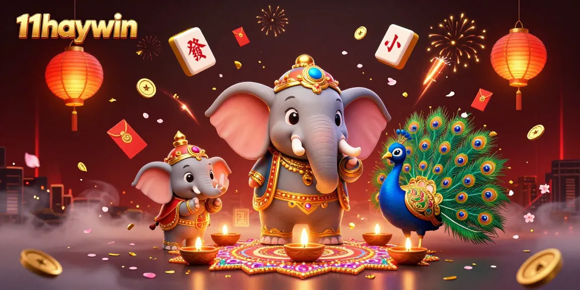 Experience the thrill of gaming at 11haywin with our vibrant online casino illustration showcasing dynamic elements.