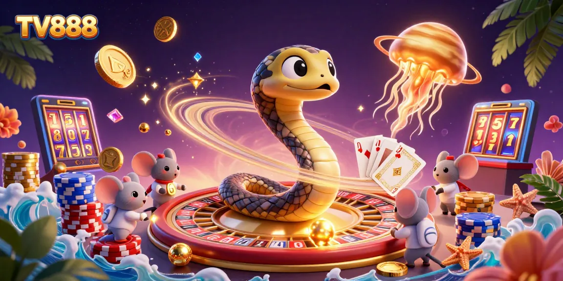 Engage in the cosmic casino where TV888 features thrilling bets and immersive gaming elements.