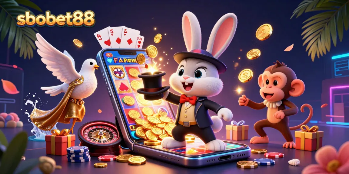Menangkan pengalaman sbobet88 dengan ilustrasi magis judul taruhan.