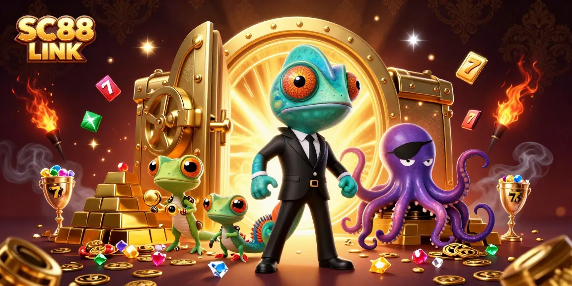 Engage in thrilling gameplay at SC88 LINK, featuring vibrant characters and immersive casino themes.
