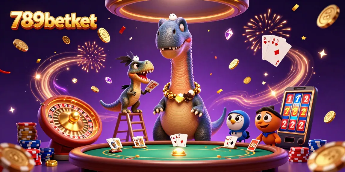 Engage with thrilling casino action featuring 789betket's vibrant characters and elements.