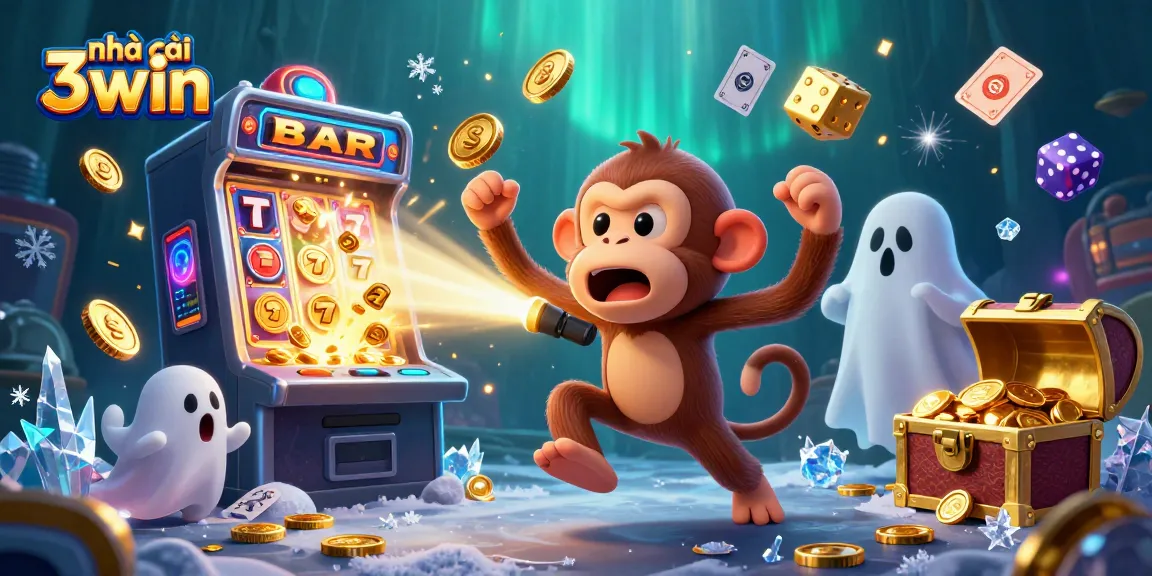 Experience thrilling gameplay at nhà cái 3win with vibrant visuals and engaging characters in a dynamic casino scene.
