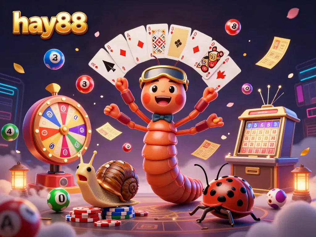 Experience vibrant gaming excitement at hay88 with a lively millipede dealer and action-packed elements.