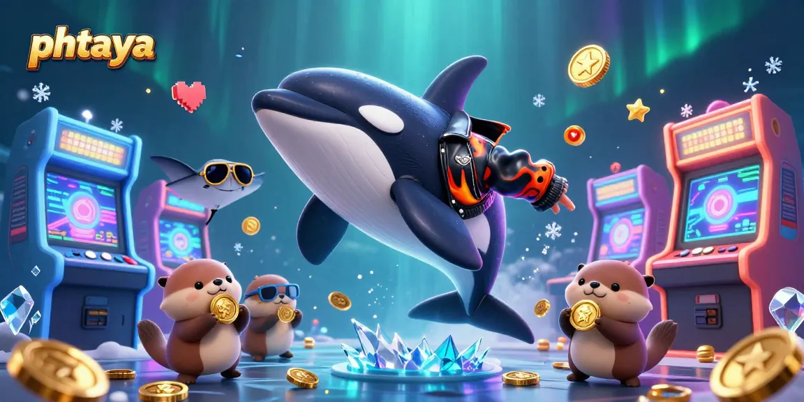 phtaya offers exhilarating arcade action with vibrant characters and golden coins floating