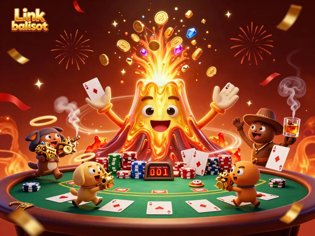Enhance your gambling strategy with Link balislot as a golden volcano spills treasures
