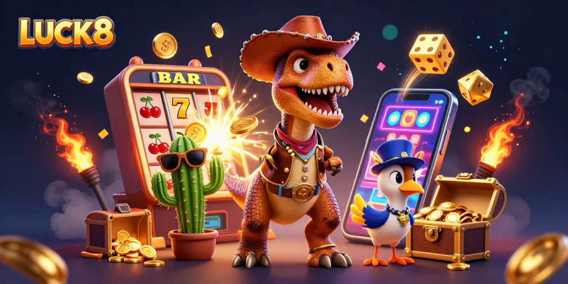 Experience thrilling wins at LUCK8 with exciting slots, vibrant jackpot celebrations, and dynamic gaming action.