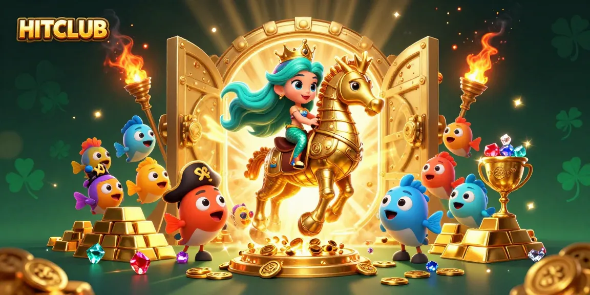 Experience the HITCLUB thrill of riches in a vibrant underwater casino adventure.