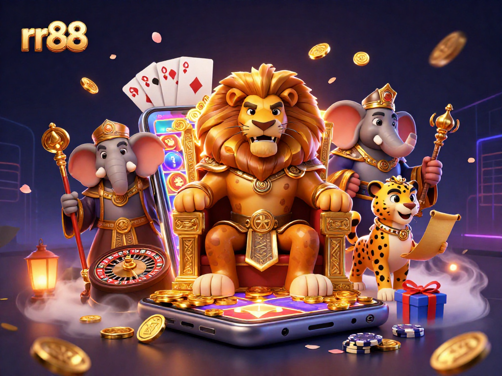 Experience thrilling gaming with rr88's fierce lion king and dynamic slot games