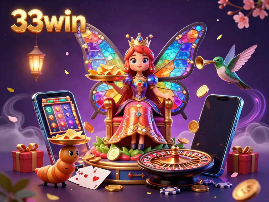 Experience thrilling slots and games at 33win with vibrant characters and immersive atmosphere.