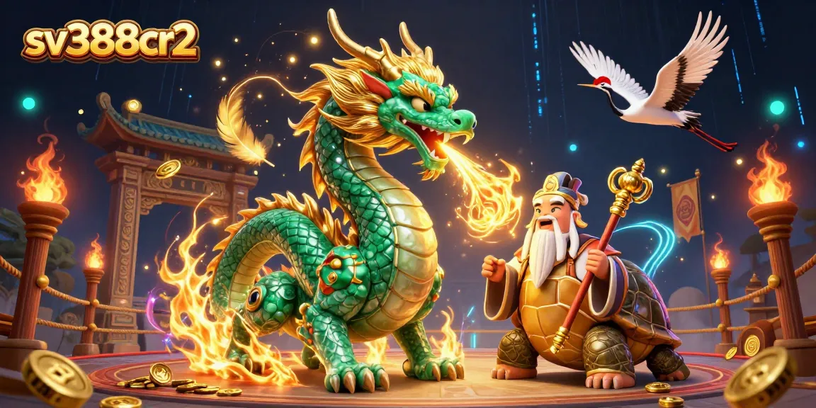Experience thrilling cockfighting action with sv388cr2's vibrant 3D illustration showcasing epic encounters.