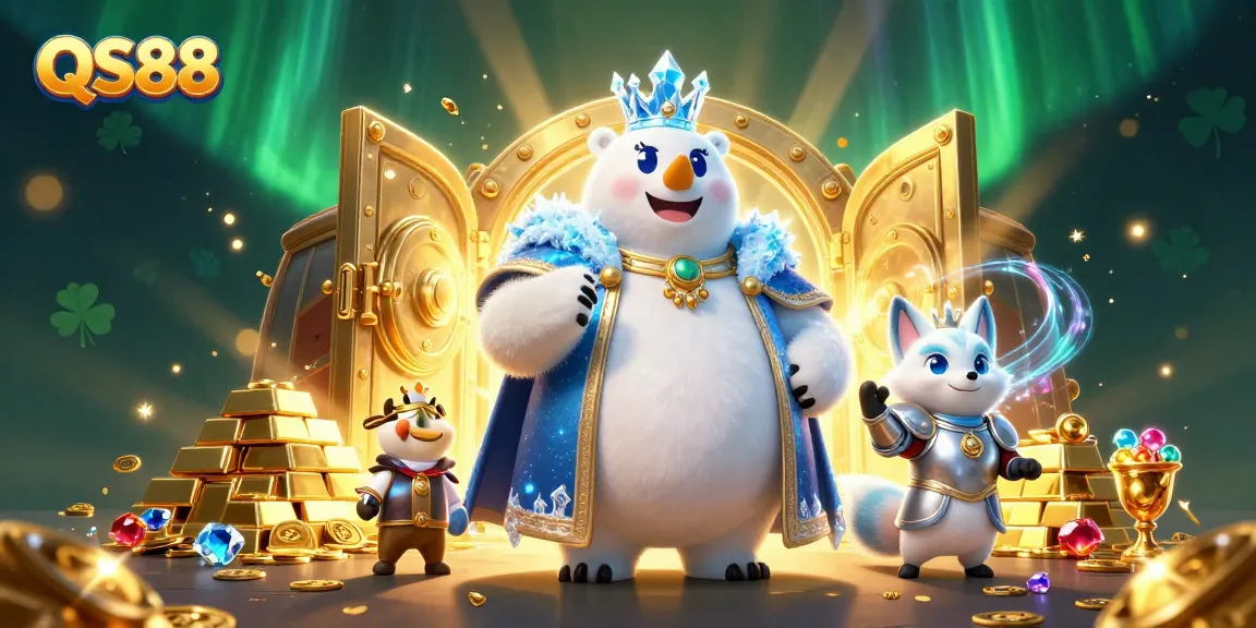 Experience thrilling gameplay at QS88 with captivating casino treasures and vibrant characters.
