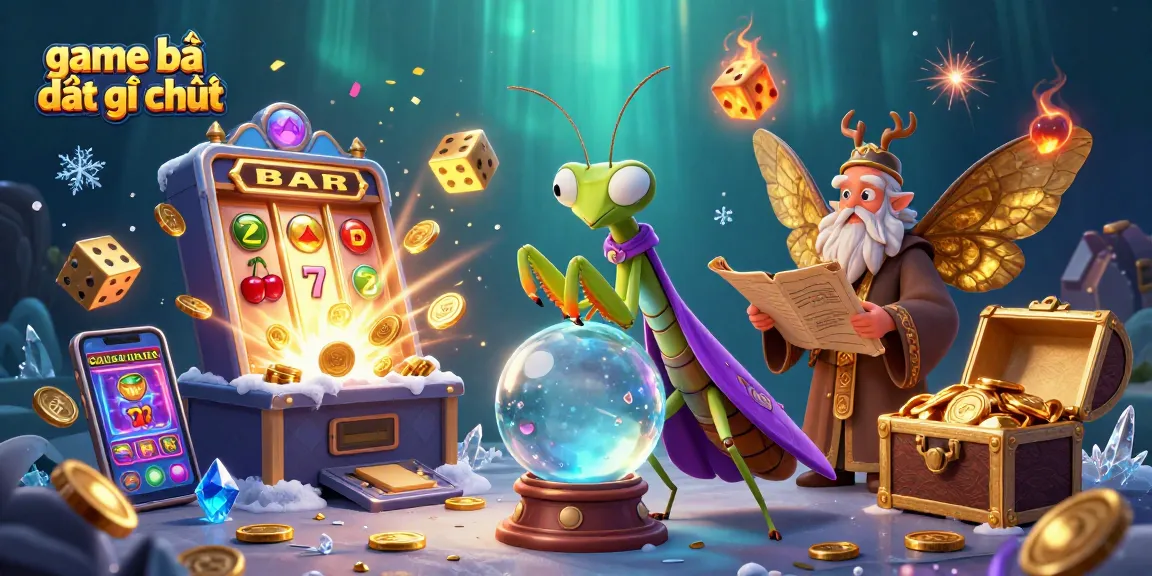 Engage with the game bài đấu địa chủ in an enchanted casino scene featuring whimsical characters and dynamic elements.