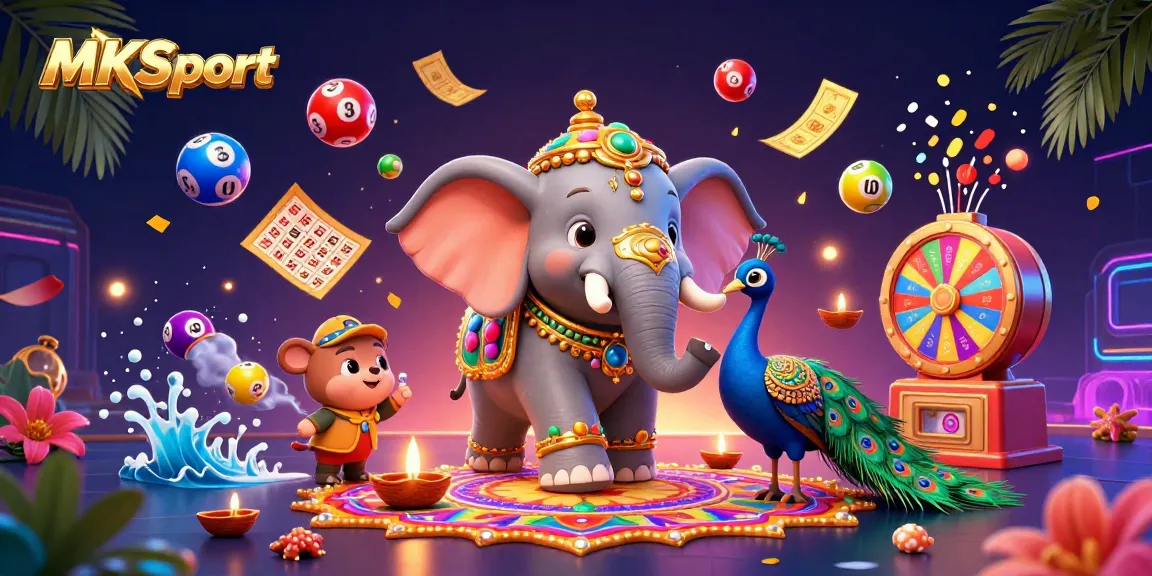MKSport offers exciting gambling experiences with vibrant lottery elements and engaging 3D characters.