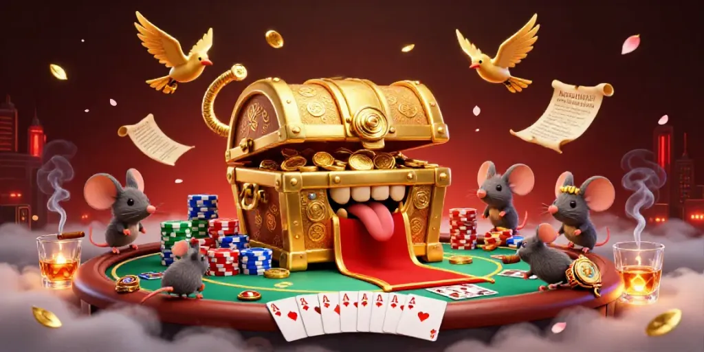 Experience thrilling online gaming with 8xbet's captivating casino elements featuring poker and adventure.