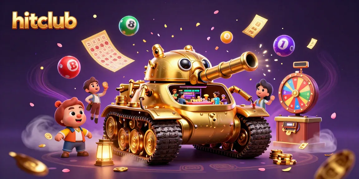 Discover thrilling wins at hitclub's miniature casino in an ultra-detailed digital scene.